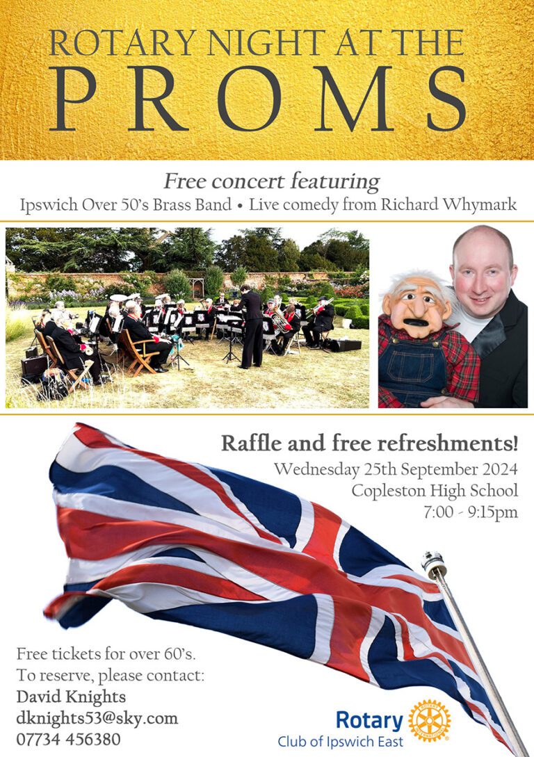 Rotary Night at the Proms poster